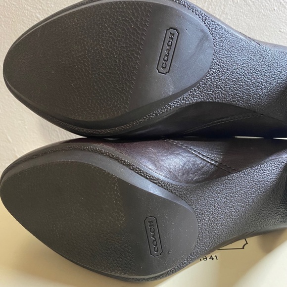 COACH Authentic Leather Ankle Boots - Picture 4 of 9